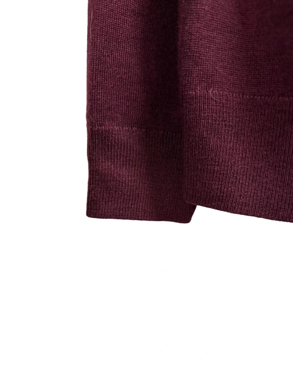 UNTUCKIT Belguardo Sweater Burgundy Size Large